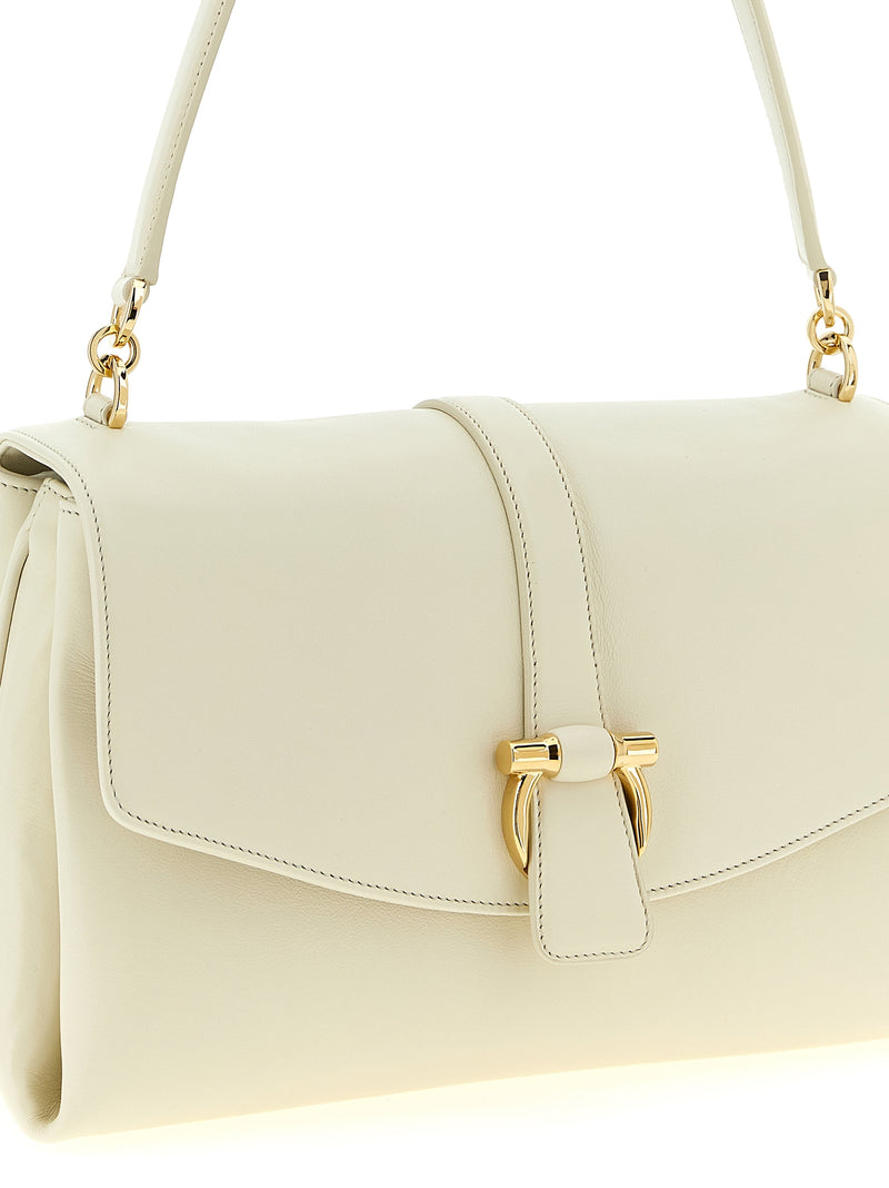 Ferragamo White Calfskin Shoulder Bag - TH (M) Model