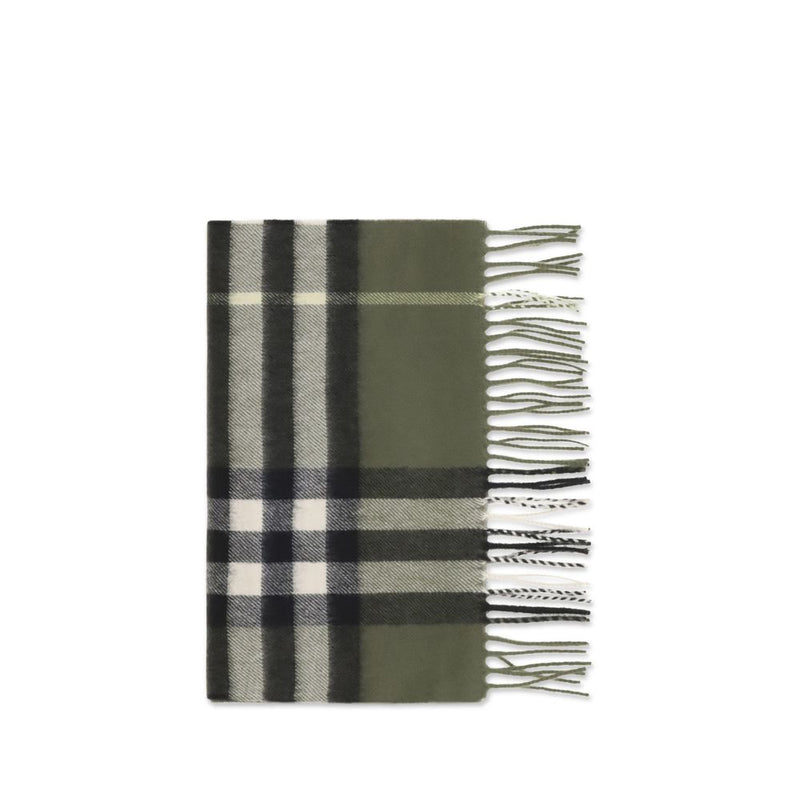 Burberry Bicolor Cashmere Scarf - Iconic Check Design