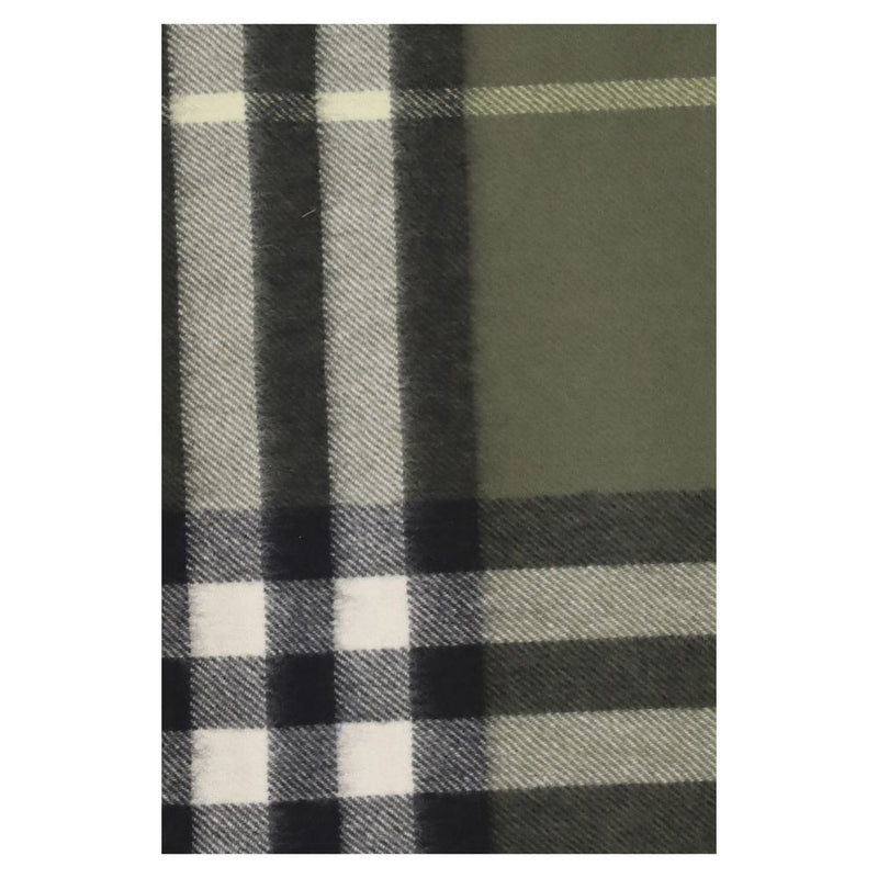 Burberry Bicolor Cashmere Scarf - Iconic Check Design