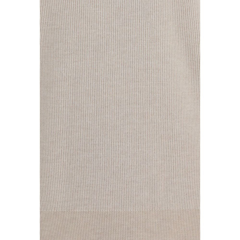 Brioni Beige Cashmere Turtleneck Sweater for Men