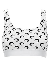 Marine Serre Bicolor Polyamide Sport Bra
