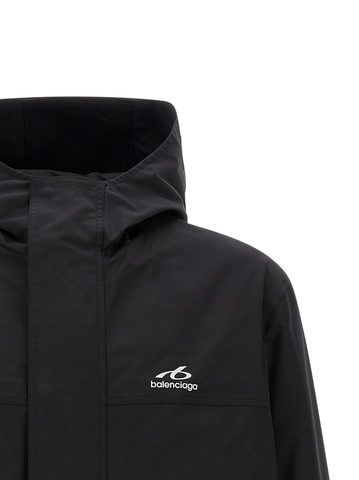Balenciaga Black Polyester Parka