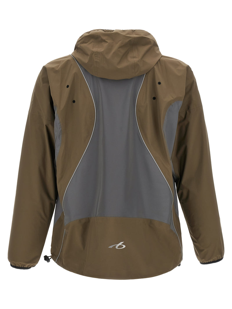 Balenciaga Gray Techwear Zip-Up Parka for Men