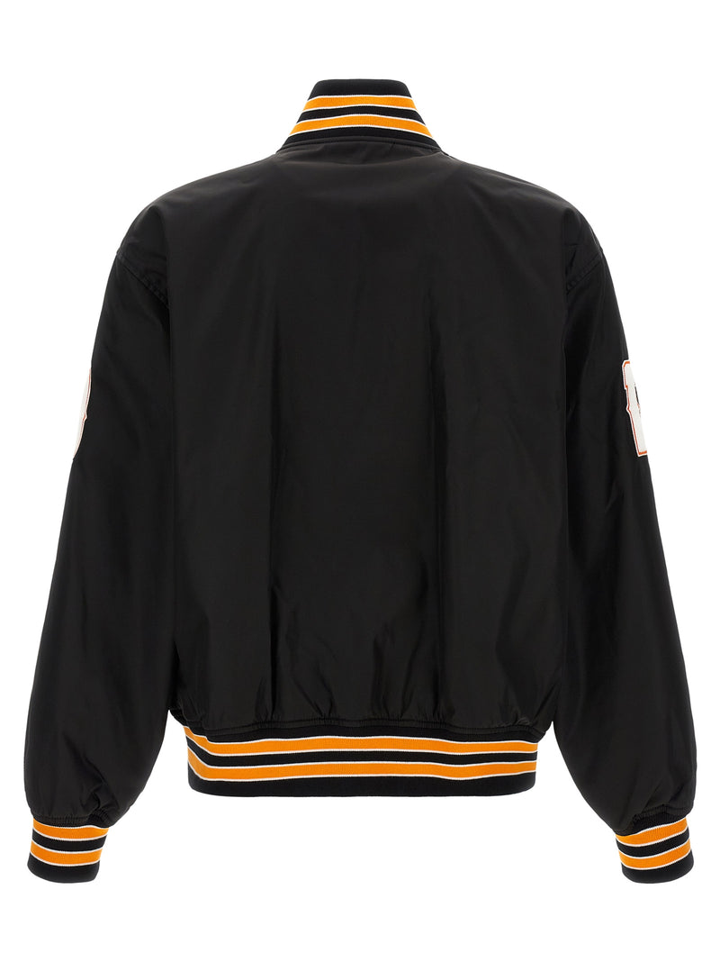 Balenciaga Black Polyamide Bomber Jacket for Men