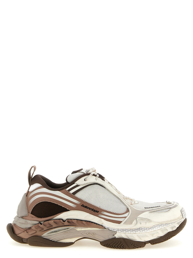 Balenciaga Triple S 2 White Polyethylene Athletic Sneakers