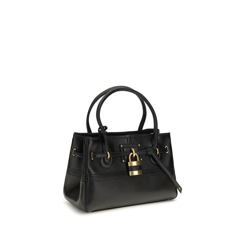 Chloé Paddington Black Buffalo Leather Shoulder Bag