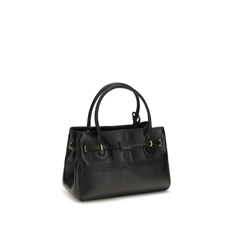Chloé Paddington Black Buffalo Leather Shoulder Bag
