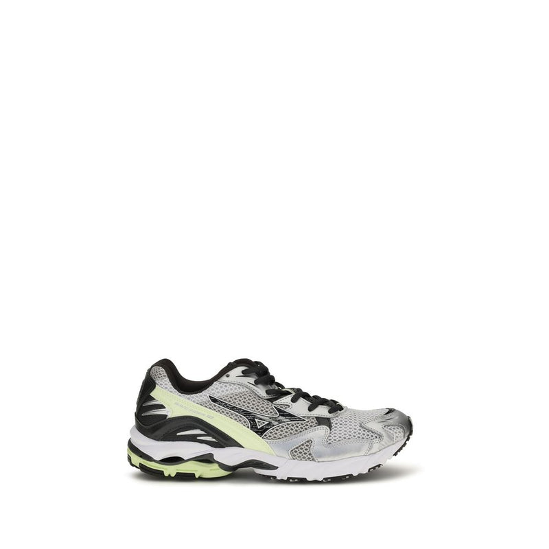 MIZUNO Wave Rider 10 Gray Fabric Athletic Sneakers for Men
