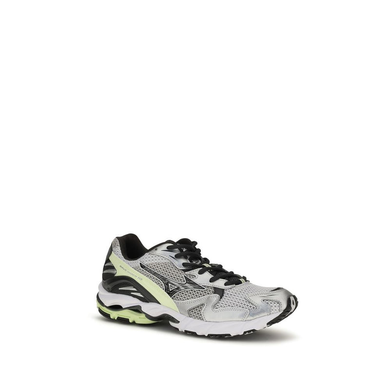MIZUNO Wave Rider 10 Gray Fabric Athletic Sneakers for Men