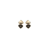 Self-Portrait Gold Brass Earrings