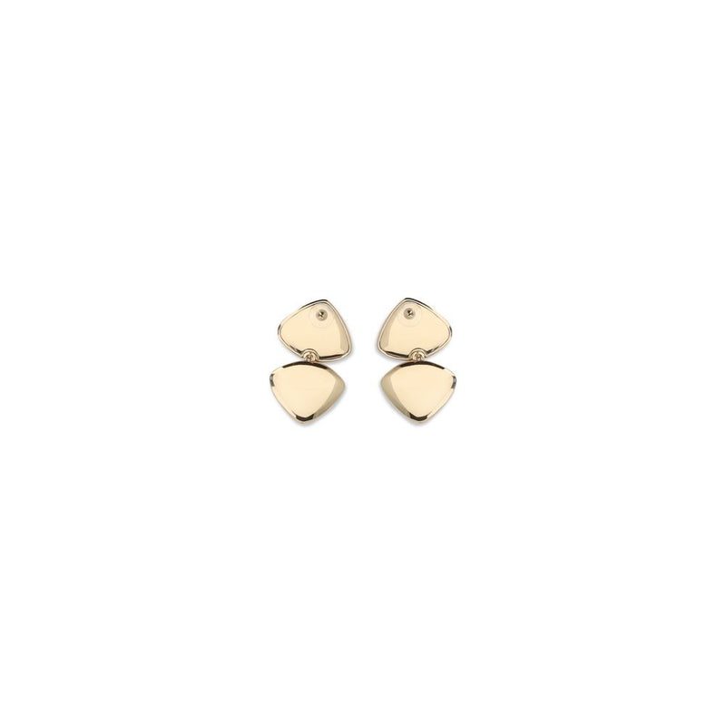 Self-Portrait Gold Brass Earrings - Vintage-Inspired Design