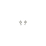 Self-Portrait Silver Brass Earrings