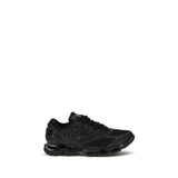 MIZUNO Black Fabric Athletic Sneakers