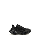 Dsquared² Black Polyester Athletic Sneakers