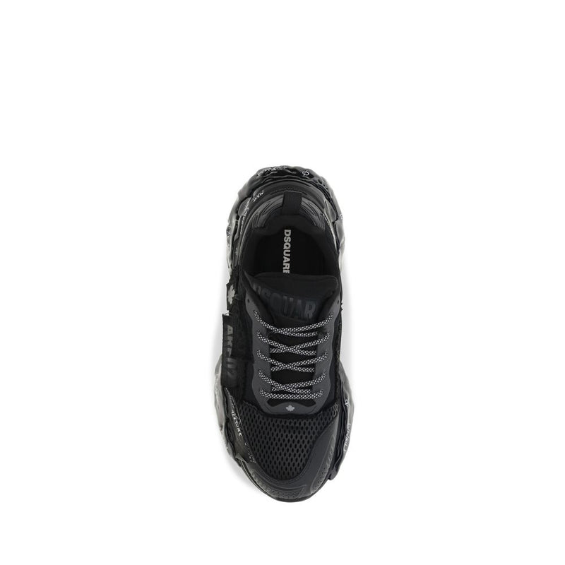 Dsquared² Faster Black Athletic Sneakers for Men