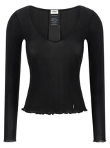 Saint Laurent Black Silk Shirt
