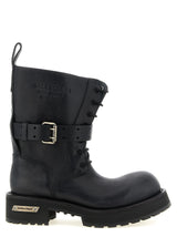 Balenciaga Black Calfskin Ankle Boots
