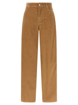 Max Mara Beige Cotton Casual Pants