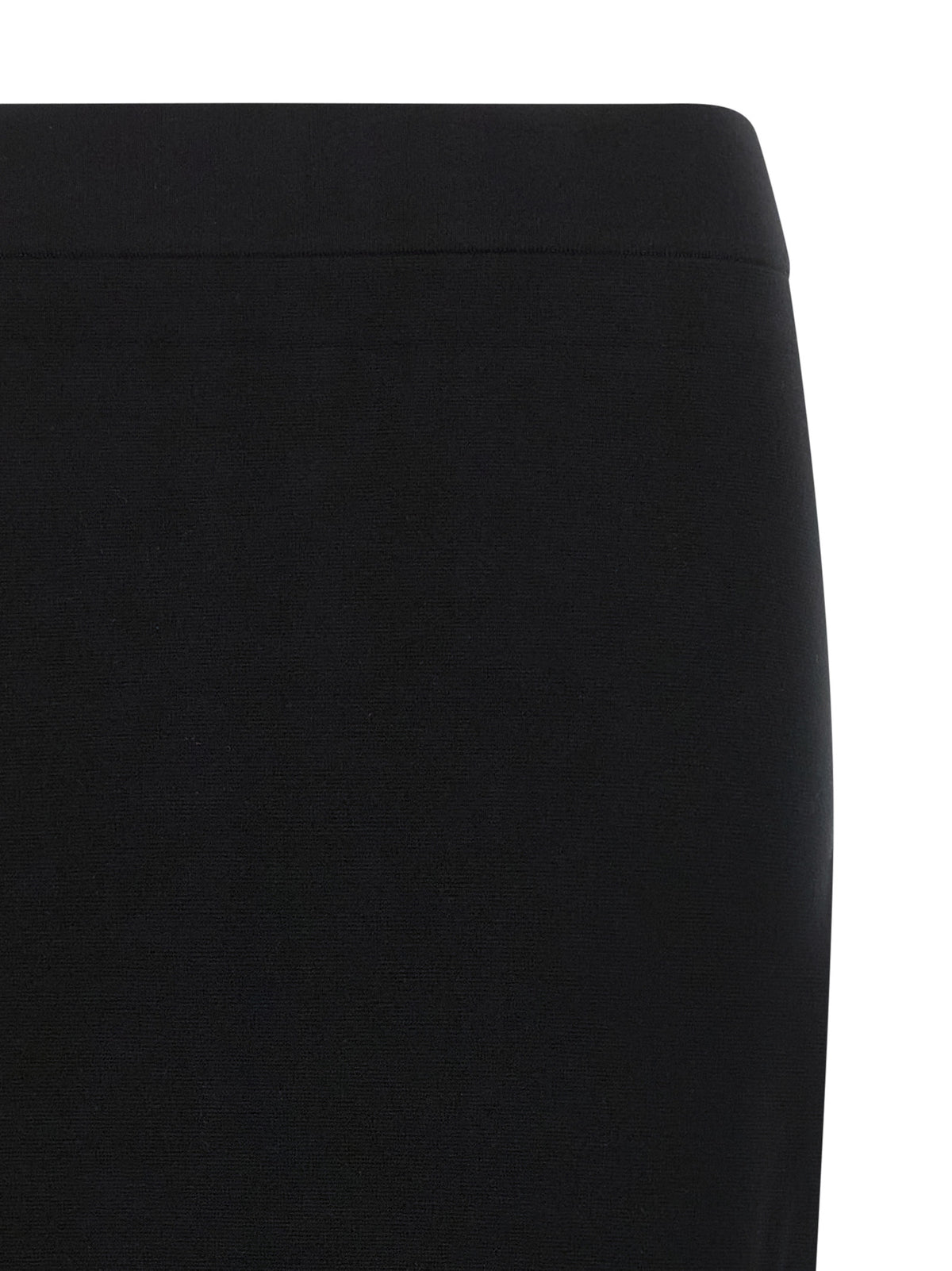 Max Mara Black Viscose Midi Skirt