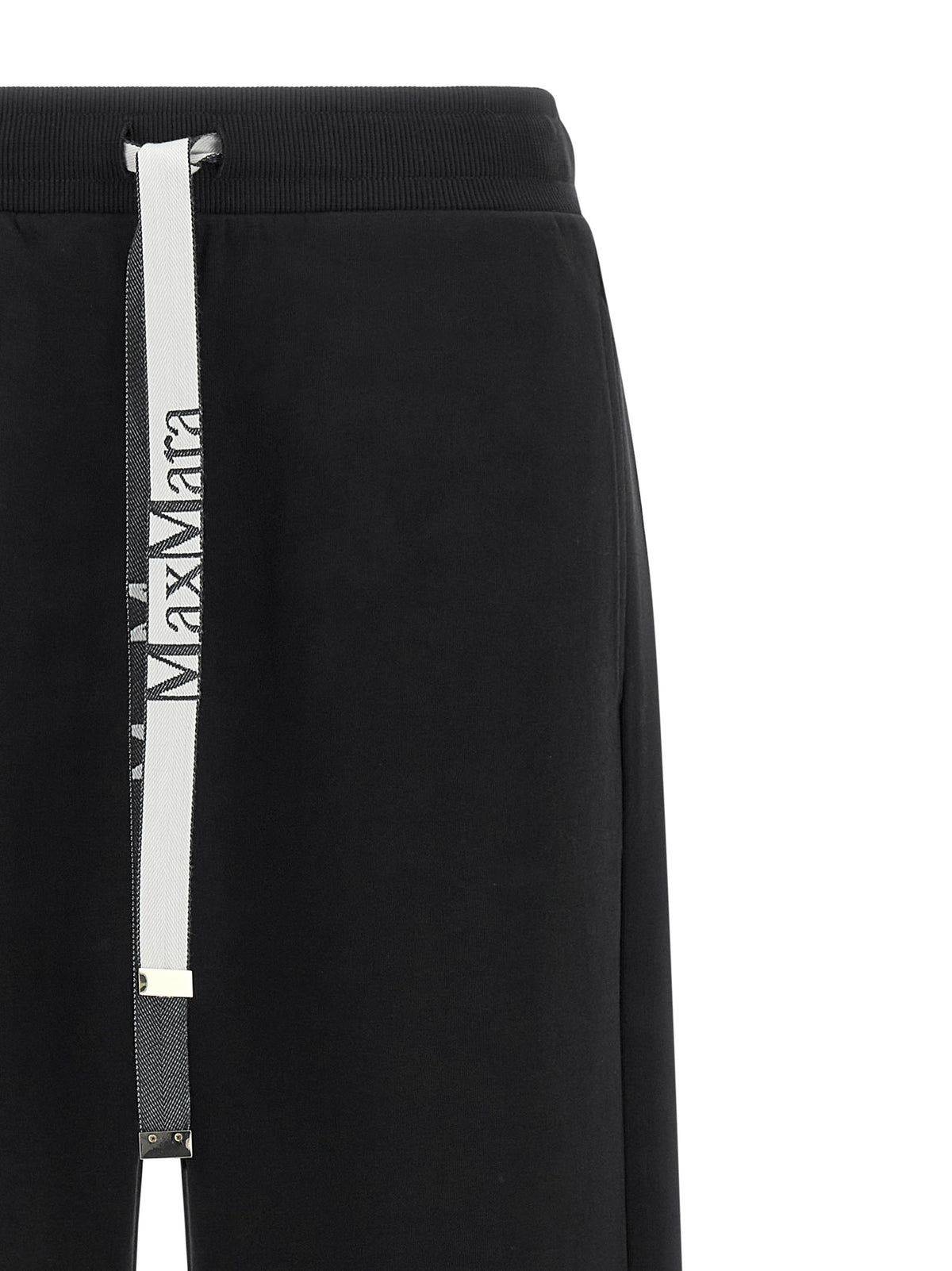 'S Max Mara Black Cotton Casual Pants