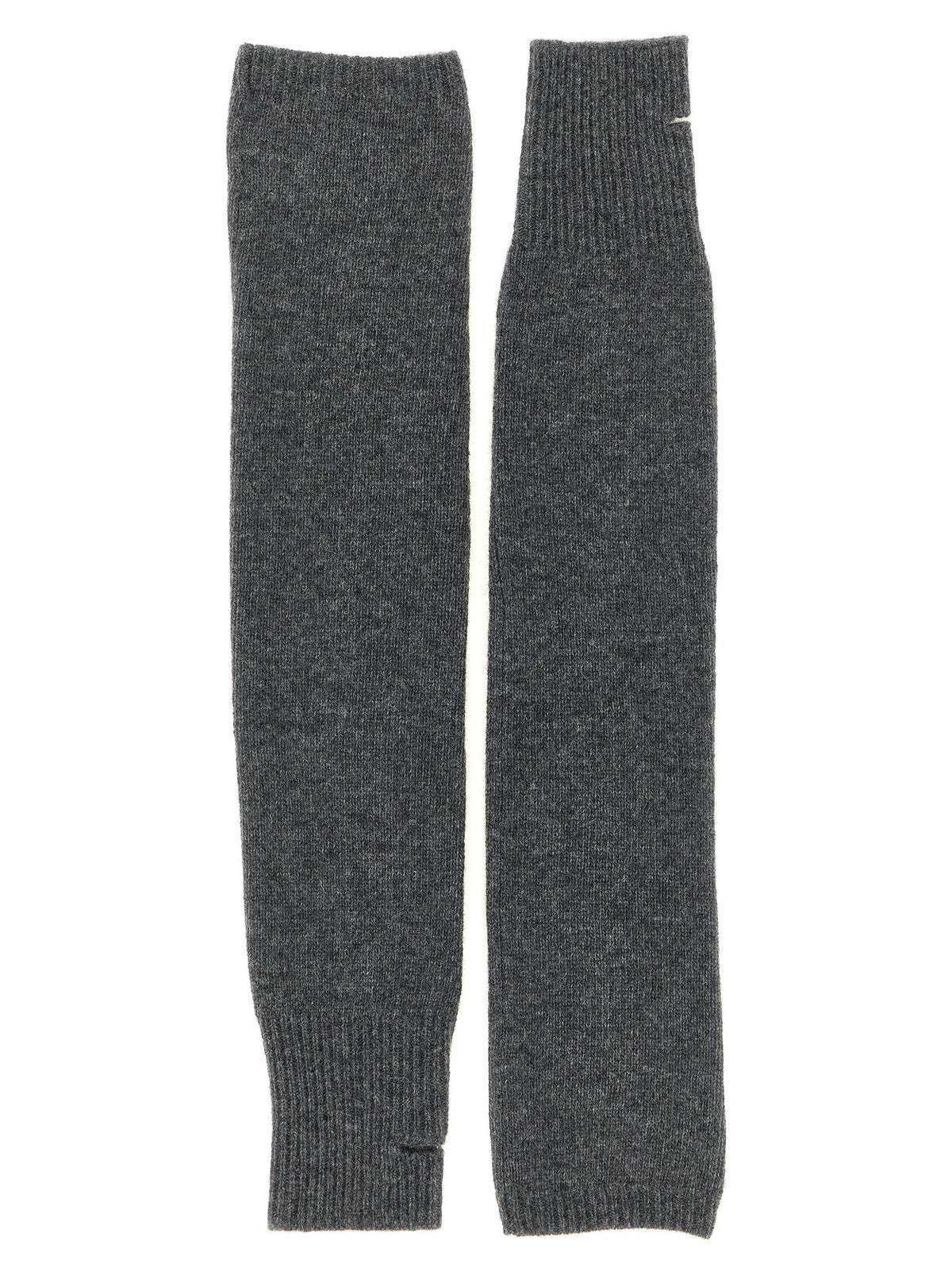 NUDE Gray Wool Gloves - Elegant Winter Accessories