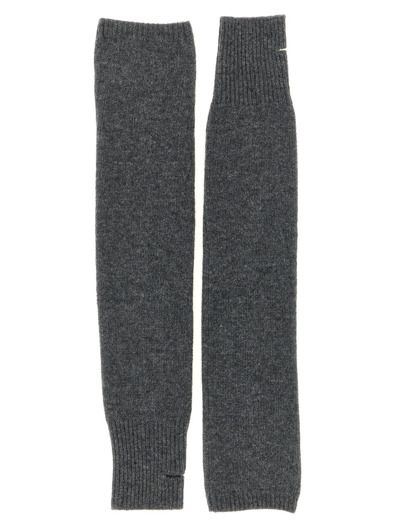 NUDE Gray Wool Gloves - Stylish Winter Accessories