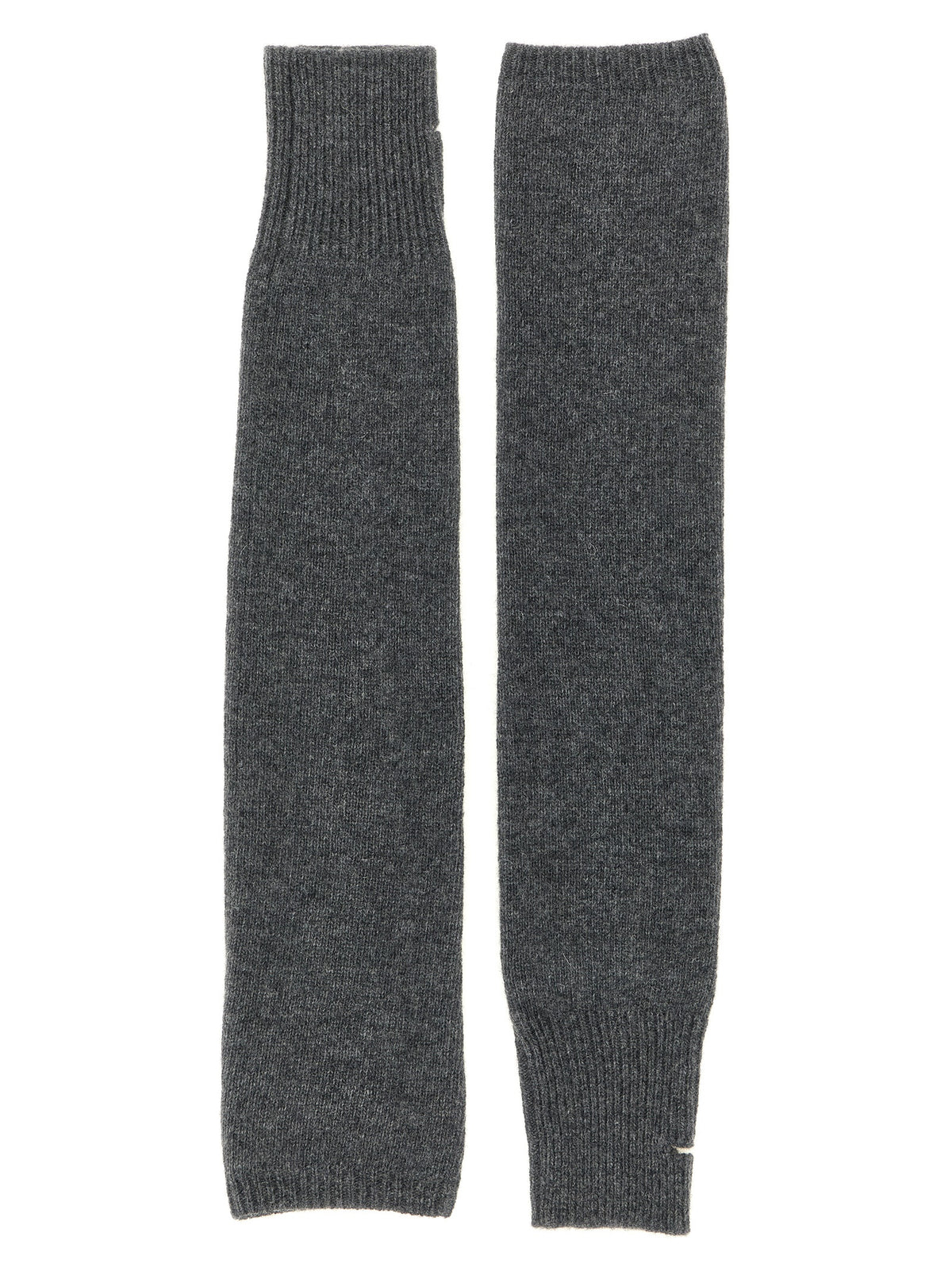 NUDE Gray Wool Gloves - Elegant Winter Accessories
