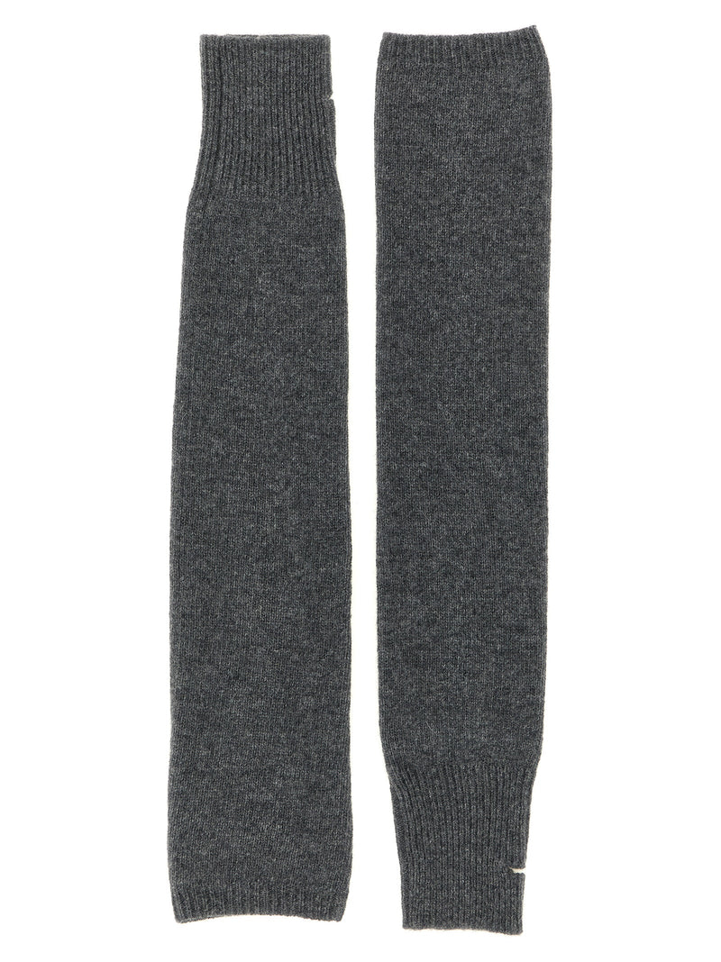NUDE Gray Wool Gloves - Stylish Winter Accessories