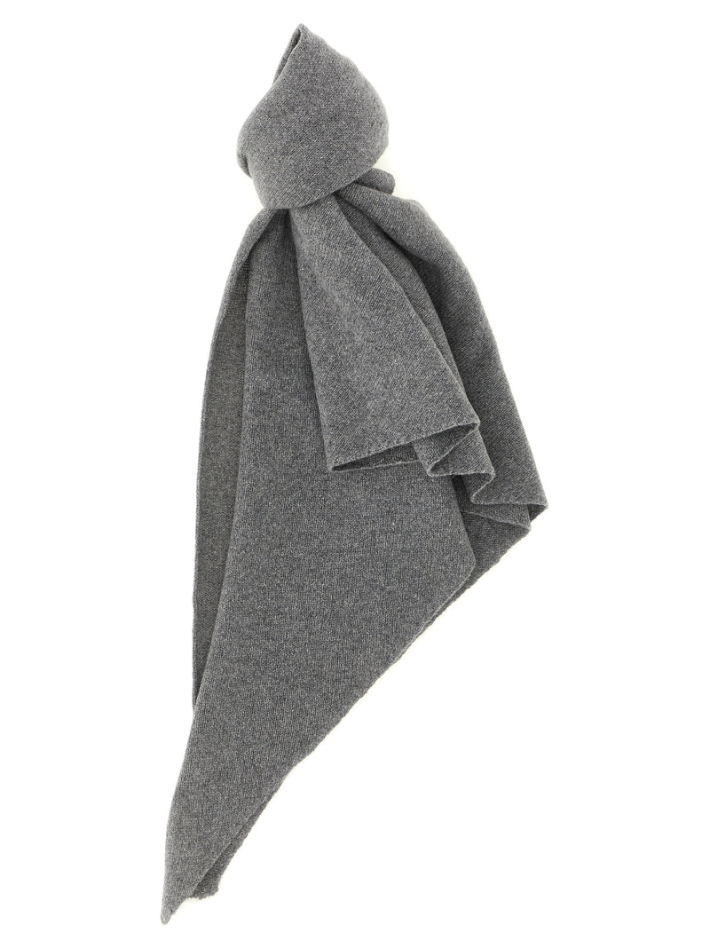 NUDE Gray Cashmere Scarf - Luxurious Italian Accessory