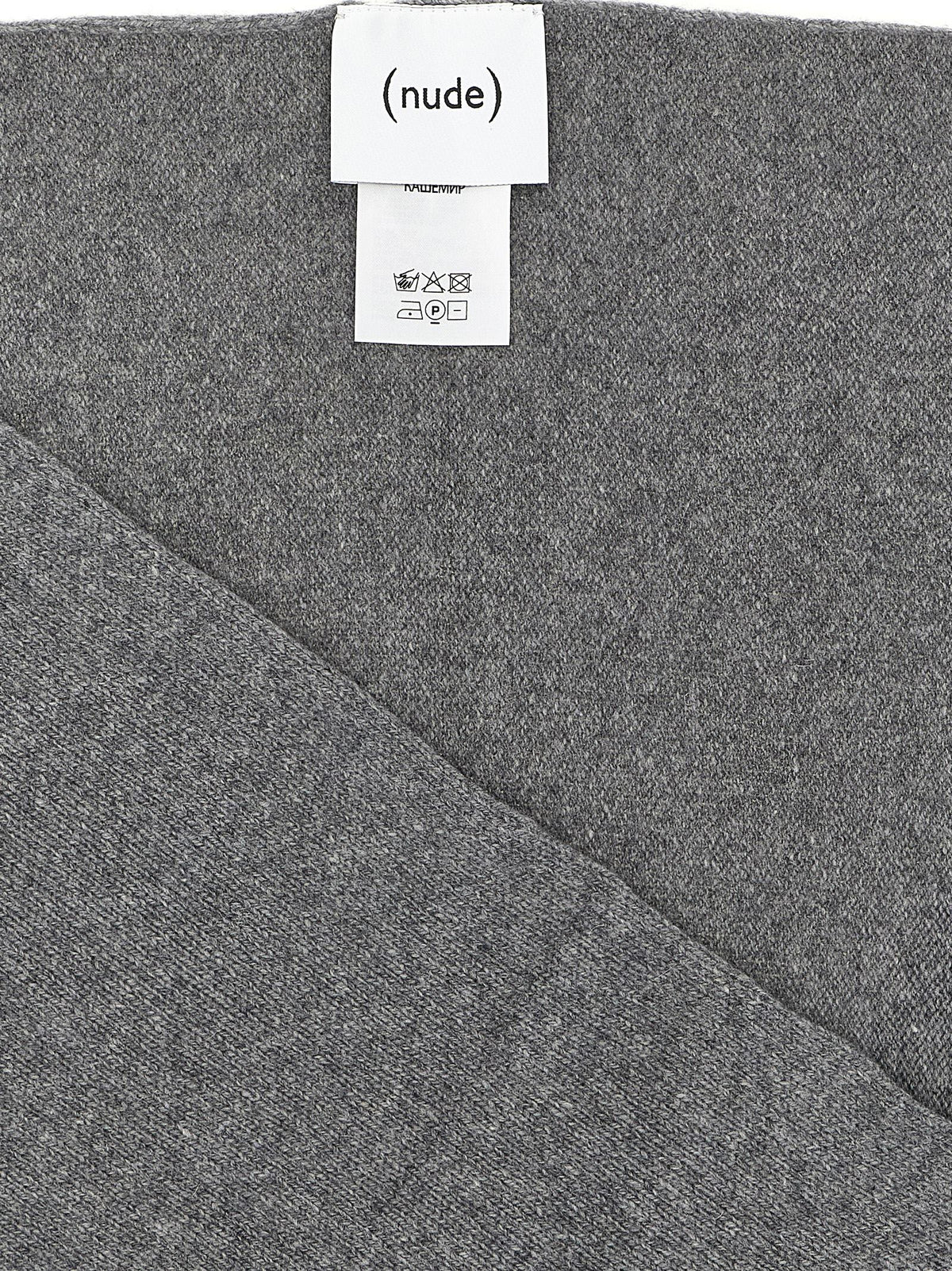NUDE Gray Cashmere Accessories