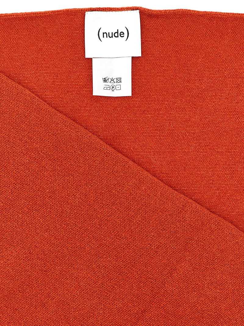 NUDE Orange Cashmere Scarf - Luxurious Accessories