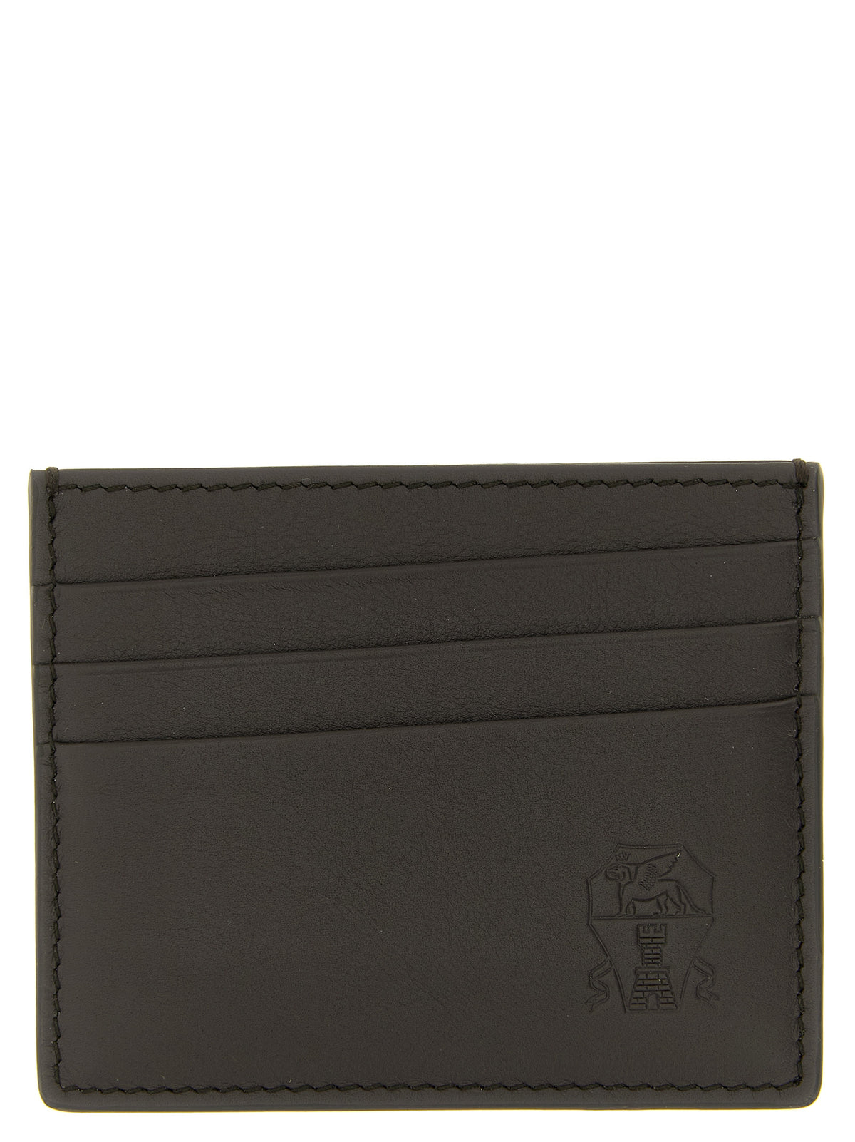 Brunello Cucinelli Black Calfskin Cardholder