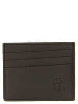 Brunello Cucinelli Black Calfskin Cardholder