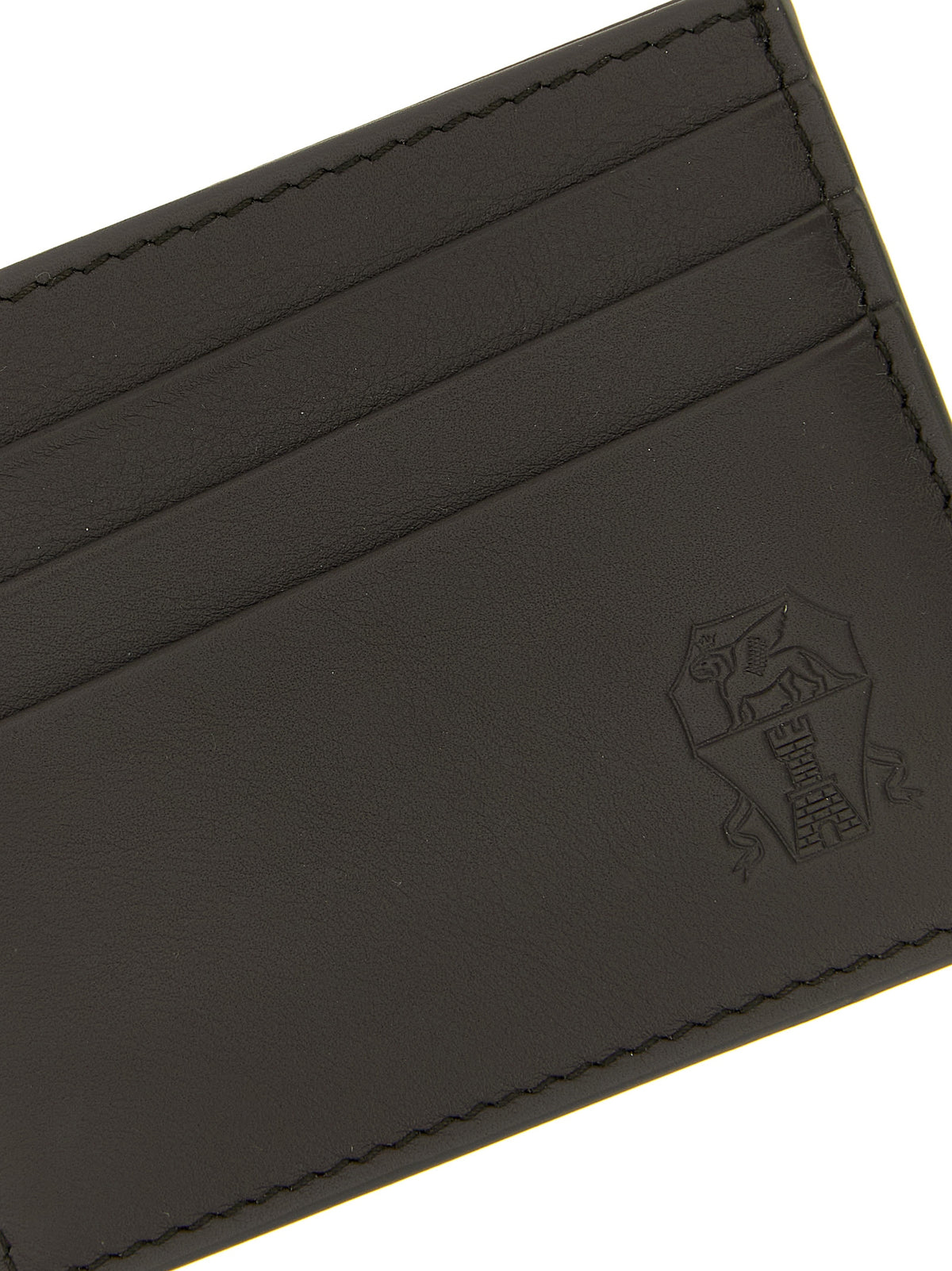Brunello Cucinelli Black Calfskin Cardholder