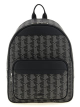 Lacoste Black Pvc Backpack