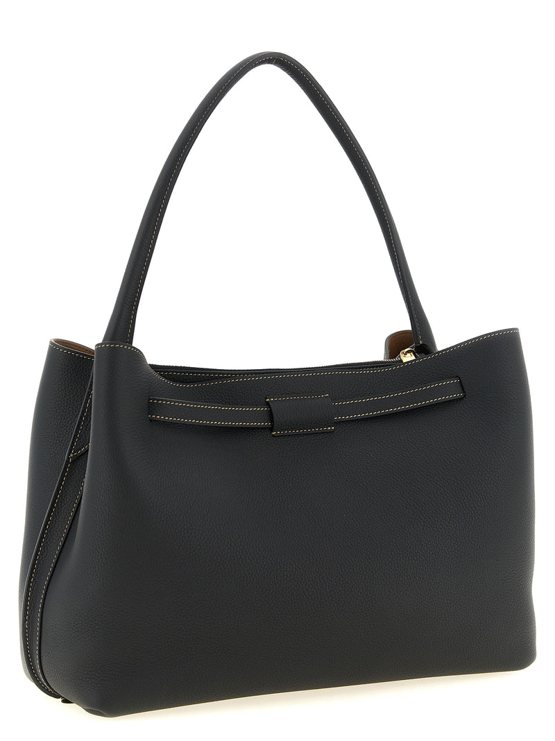 Tod's Black Calfskin Handbag - Tim Model