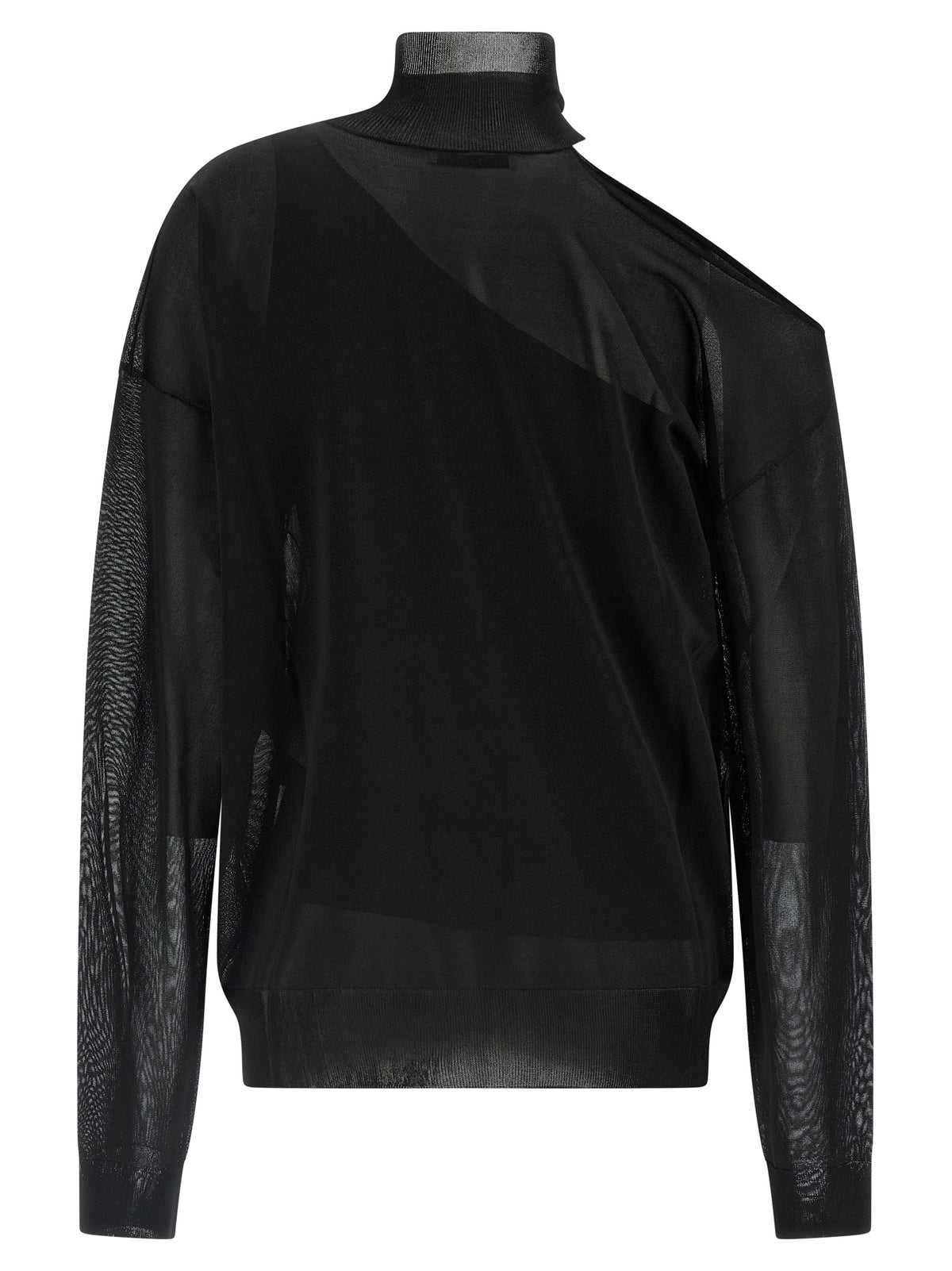 Fendi Black Viscose Cardigan