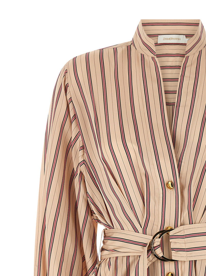 Zimmermann Valiant Multicolor Viscose Midi Dress