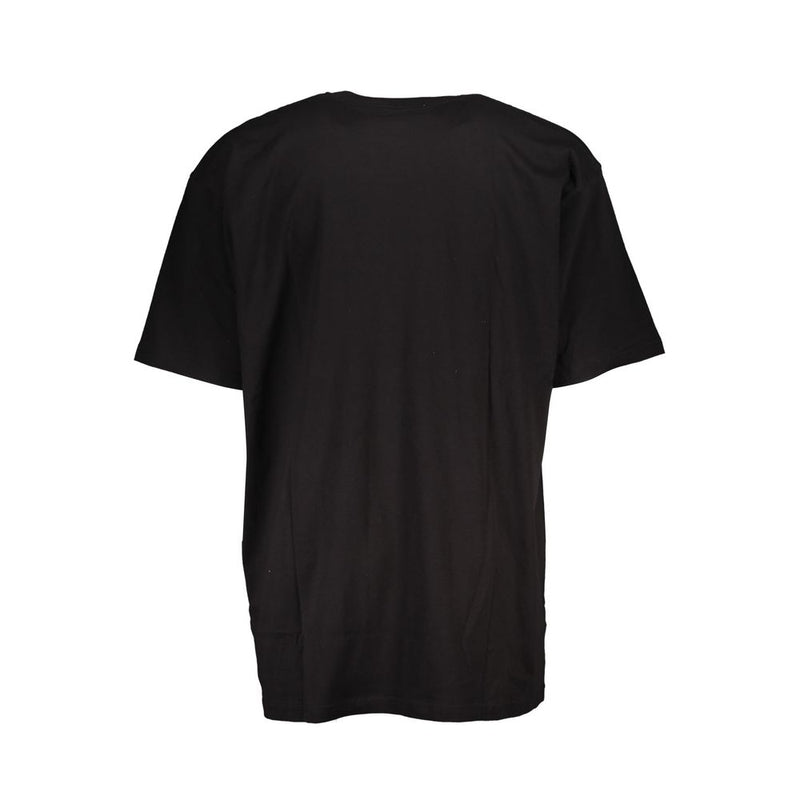 Vans Black Cotton Men's T-Shirt - Classic Crew Neck