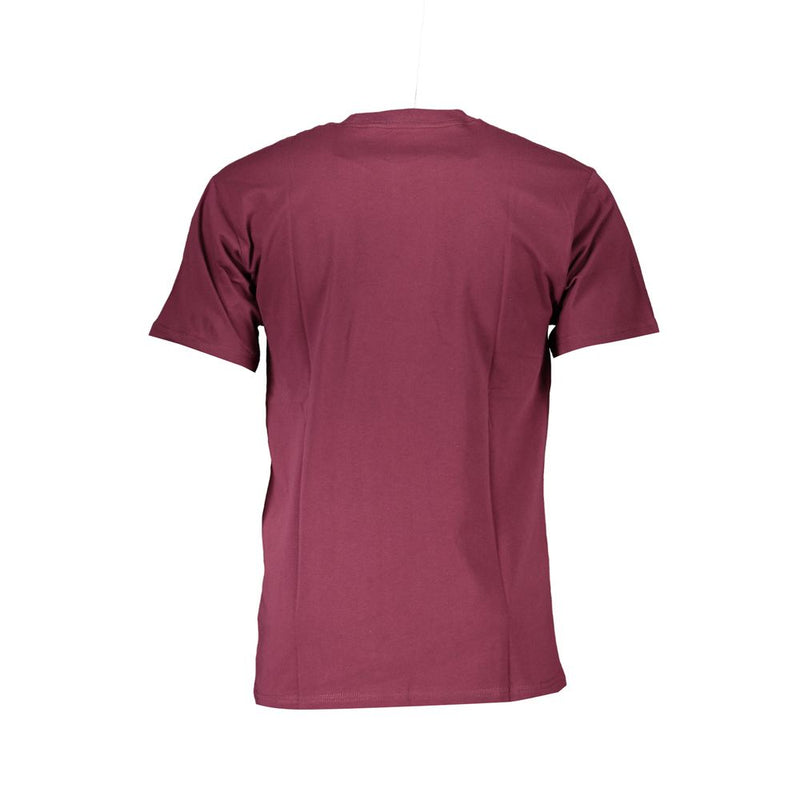 Vans Violet Cotton Men's T-Shirt - Classic Crew Neck