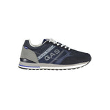 Gas Blue Polyurethane Mens Sneaker