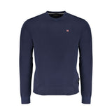 Napapijri Blue Cotton Men Sweater