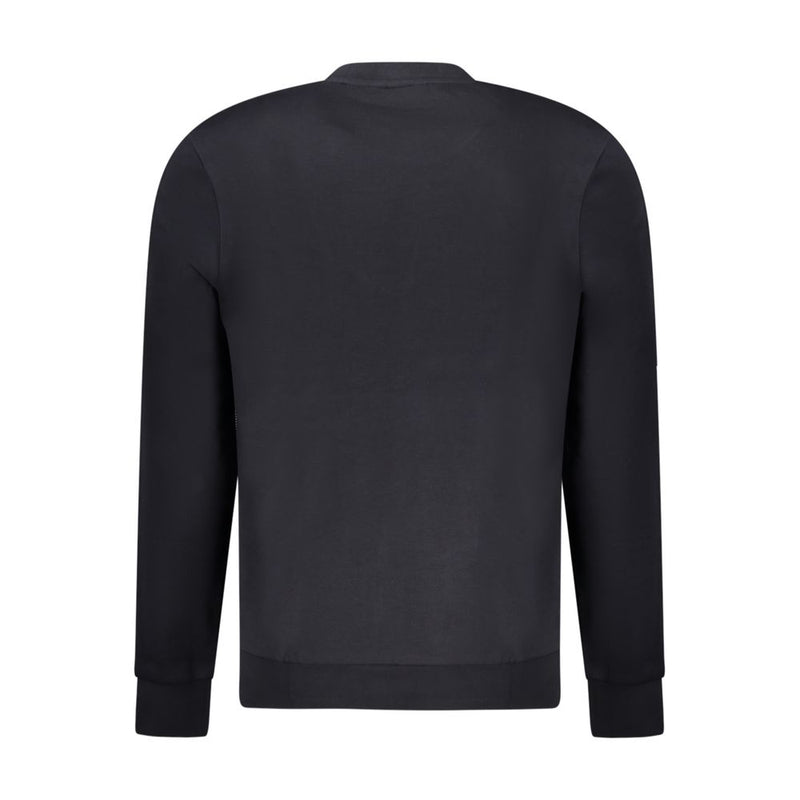 Napapijri Black Cotton Men Sweater - Stylish & Comfortable