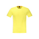 Hugo Boss Yellow Cotton Men's T-Shirt