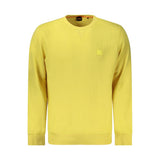 Hugo Boss Yellow Cotton Men's Sweatshirt