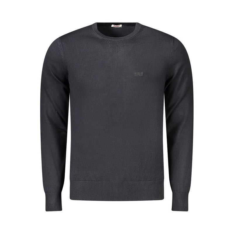 Rifle Black Viscose Men Sweater - Stylish Comfort