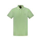 Hugo Boss Green Cotton Men's Polo