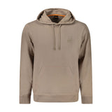 Hugo Boss Brown Cotton Men's Sweatshirt