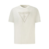 Guess Jeans White Cotton Men T-Shirt - Iconic Style & Comfort