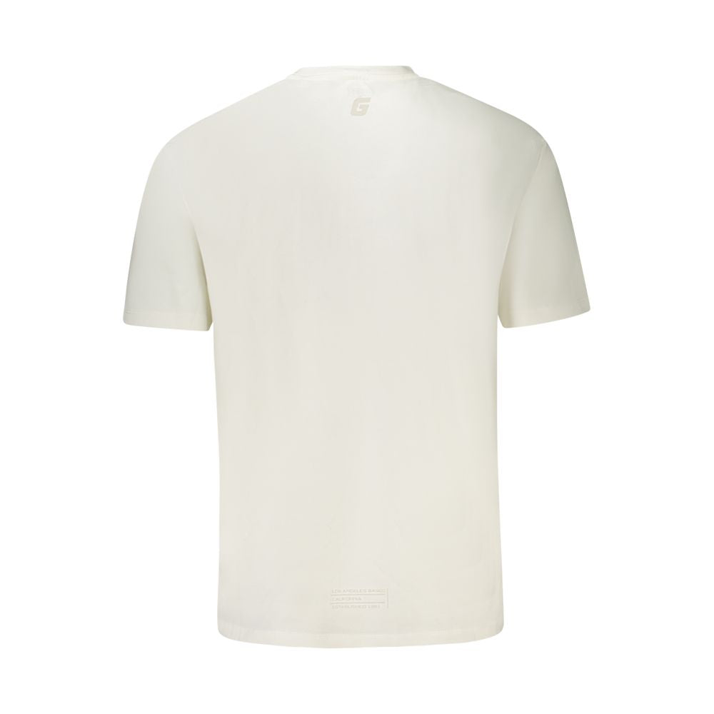 Guess Jeans White Cotton Men T-Shirt - Iconic Style & Comfort